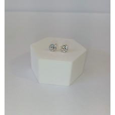 Σκουλαρίκια Μονόπετρα Καρφωτά Χρυσά 14Κ 5mm (E263 - ER2926)